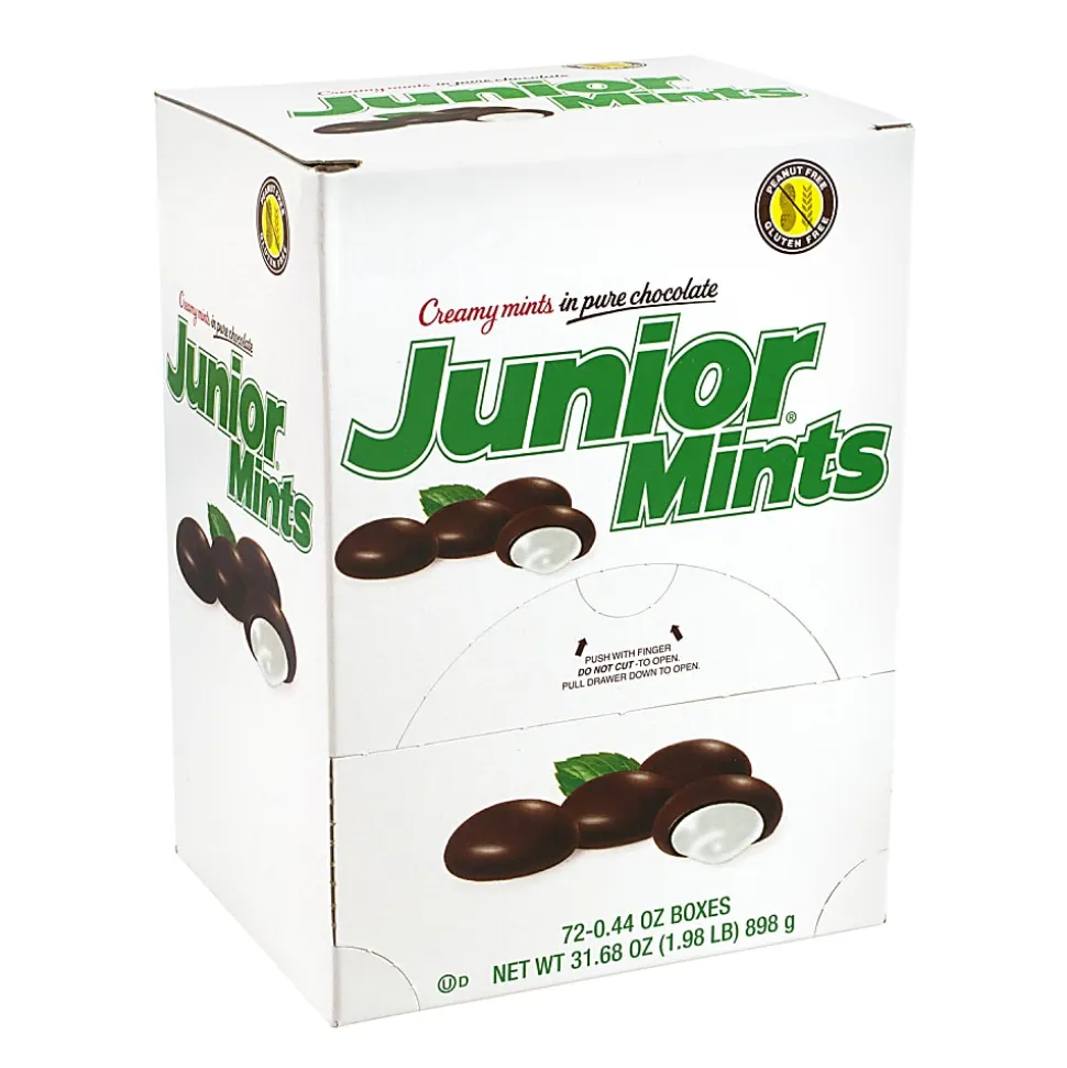 Junior Mints Mini Snack Packs, 72-Piece Box