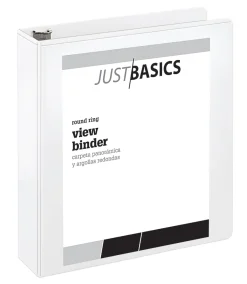 Just Basics® Basic View 3-Ring Binder, 2