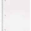 Just Basics® Poly Spiral Notebook, 8" x 10-1/2", 1 Subject, College Ruled, 70 Sheets, White