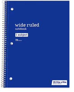 Just Basics® Wirebound Notebook, 8