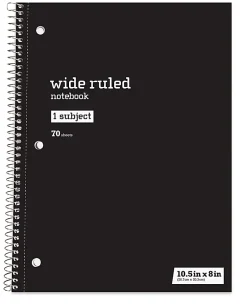 Just Basics® Wirebound Notebook, 8