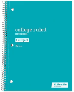 Just Basics® Wirebound Notebook, 8