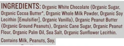 Justin's Nut Butter Cups, Organic Peanut Butter White Chocolate, 1.4 Oz, Total Qty 12