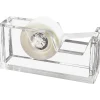 Kantek Acrylic Tape Dispenser, 2" x 3" x 6", Clear