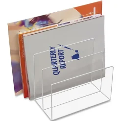 Kantek File Sorter, 7 1/2" x 8" x 6 1/2", Clear