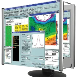 Kantek Magnifier For 21.5in and 22in Widescreen Monitors, Magnifying Area 15.25"W, Overall Size 1.8"H x 15.3"W, Acrylic Lens