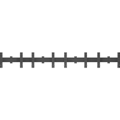 Kanto MBW41PT Wall Mount for Menu Board, Digital Signage Display, Display Screen, TV - Adjustable - 4 Display(s) Supported - MBW41PT