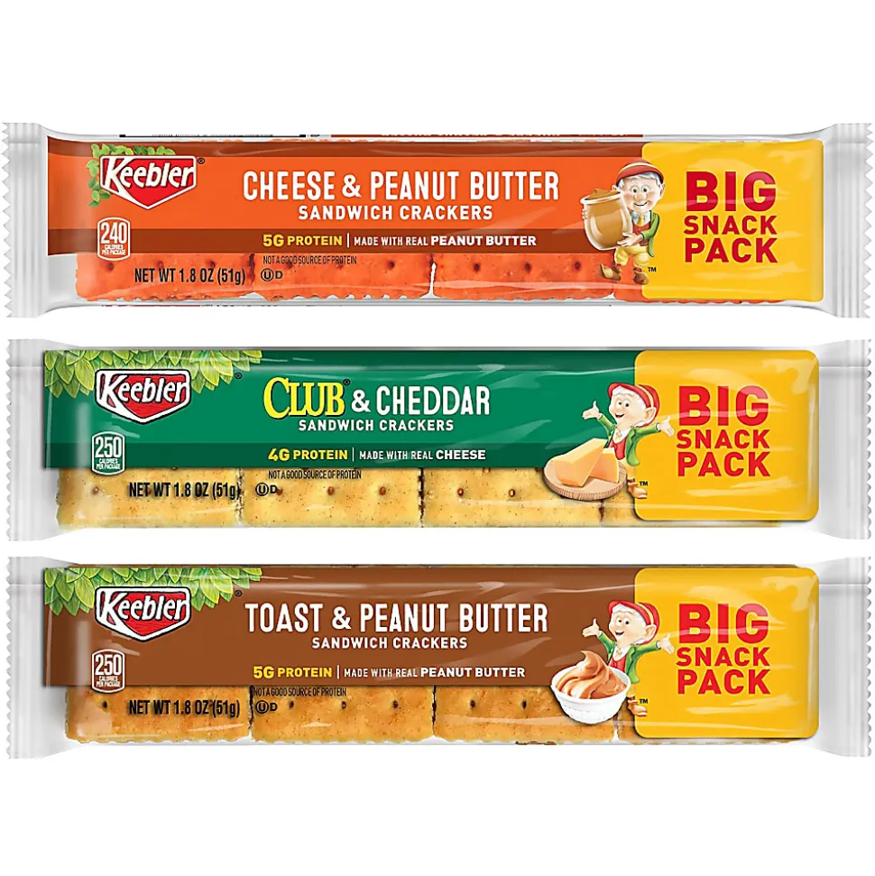 Keebler Cracker Variety Pack, Box Of 36 Packages