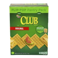 Keebler Original Club Crackers Snack Stacks, 50 Oz, 24 Sleeves