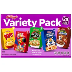 Kellogg's Cereal Assortment Pack, Pack Of 25 Cereal Boxes