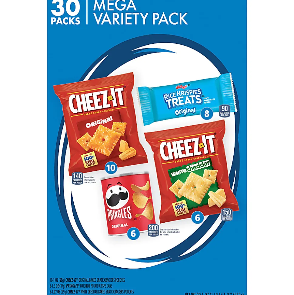 Kellogg's Keebler Mega Variety Pack, 30 Bags Per Box, 30.1 Oz