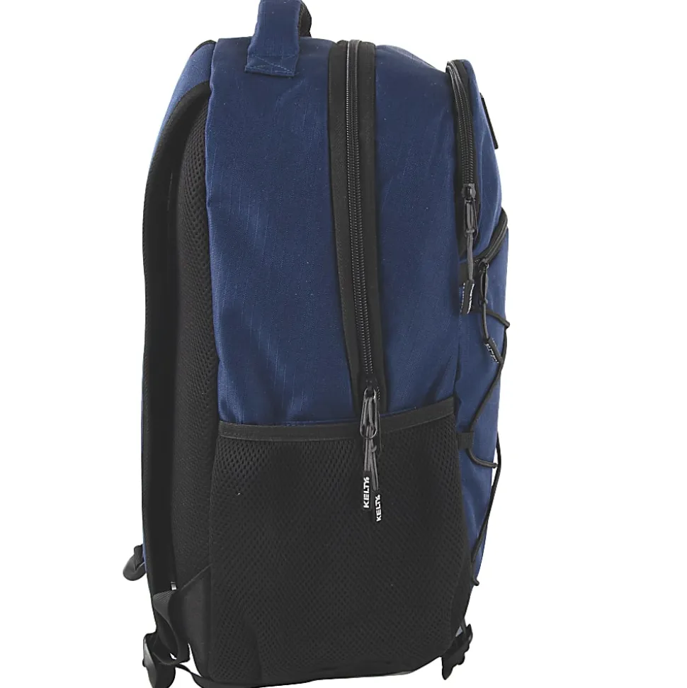 Kelty Deluxe Bungee Backpack With 17" Laptop Pocket, Blue