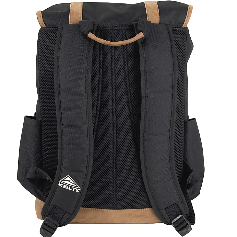 Kelty Drawstring Backpack With 17” Laptop Pocket, Black