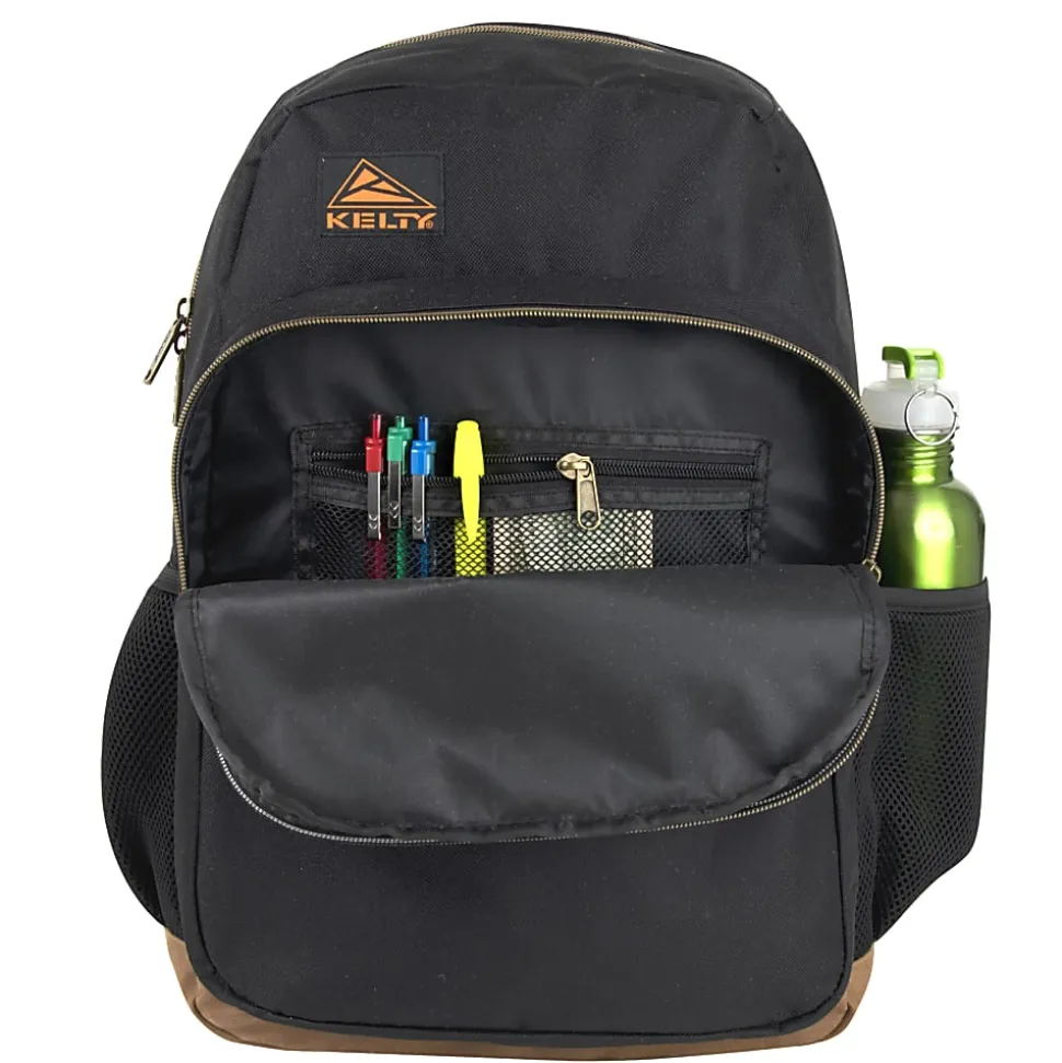 Kelty Front Pocket Backpack With 17” Laptop Sleeve, Black