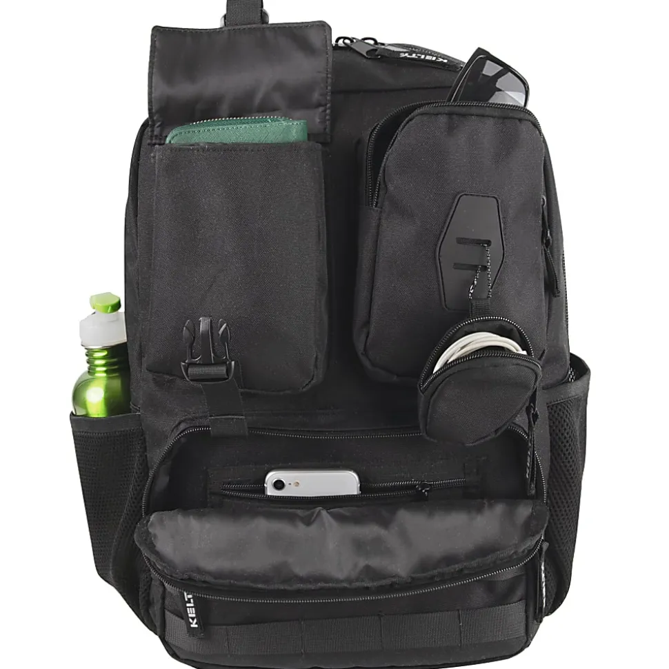 Kelty 4370 Multi-Pocket Backpack With 17" Laptop Sleeve, Black, Total Qty 1