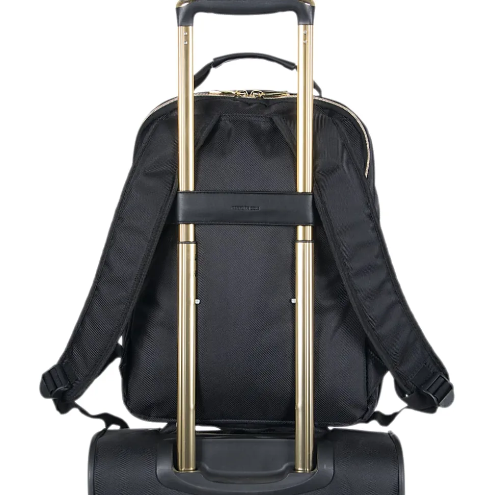 Kenneth Cole Reaction Chevron Quilted Laptop Backpack, Black