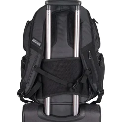 Kenneth Cole Reaction Laptop Backpack, Black/Silver