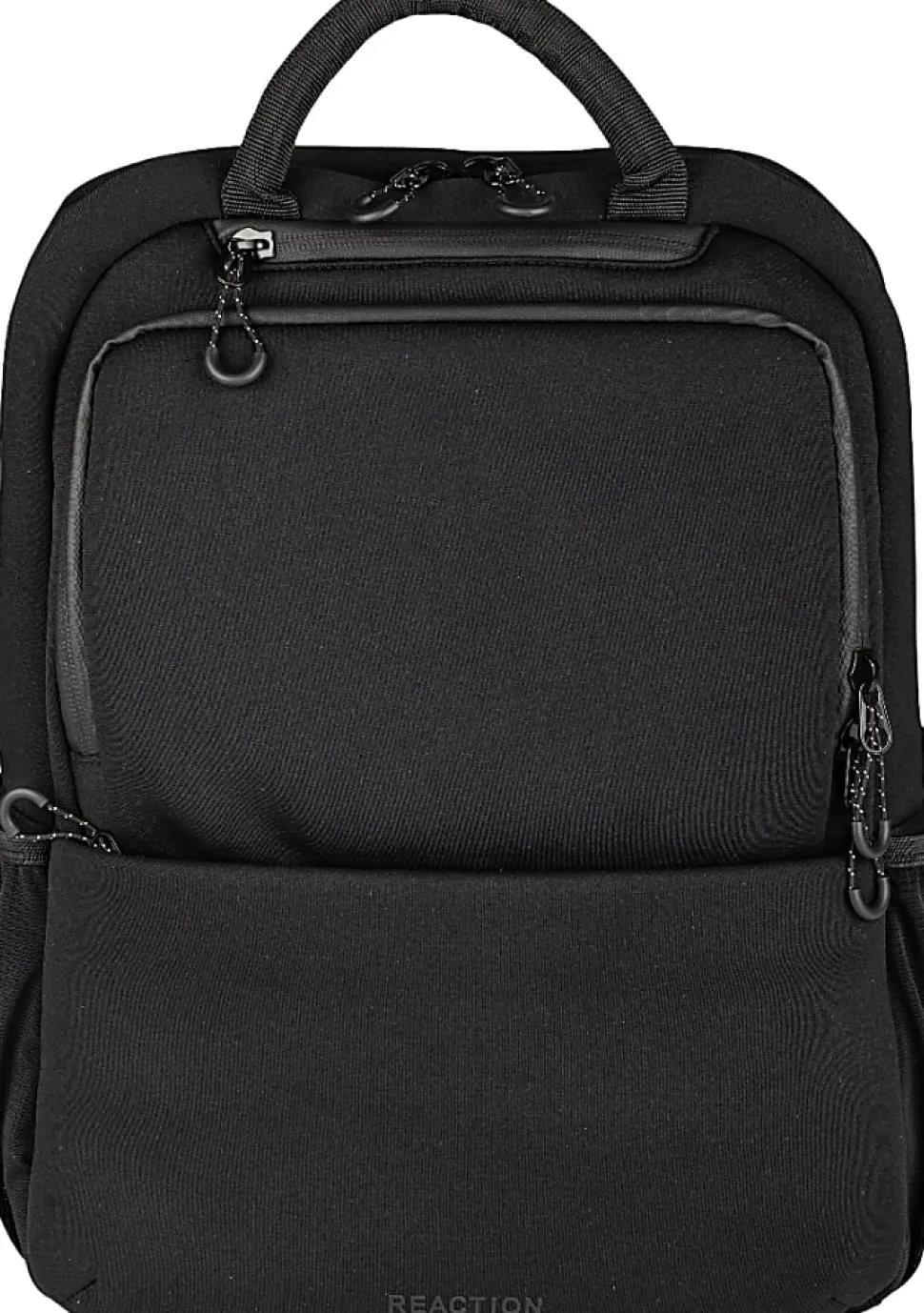 Kenneth Cole Reaction Neoprene Logan Backpack, 16"H x 11-3/4"W x 5-1/4"D, Black
