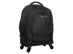 Kenneth Cole Reaction Polyester Double-Compartment 4-Wheel Rolling Backpack With 17