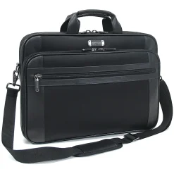 Kenneth Cole Reaction 18.4" Portfolio/Computer Case, 13 1/2"H x 19"W x 3 1/2"D, Black