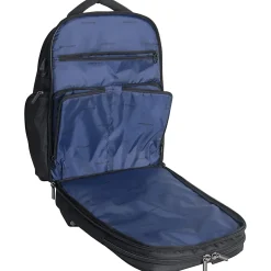 Kenneth Cole Reaction R-Tech Laptop Backpack with USB Charging, Black