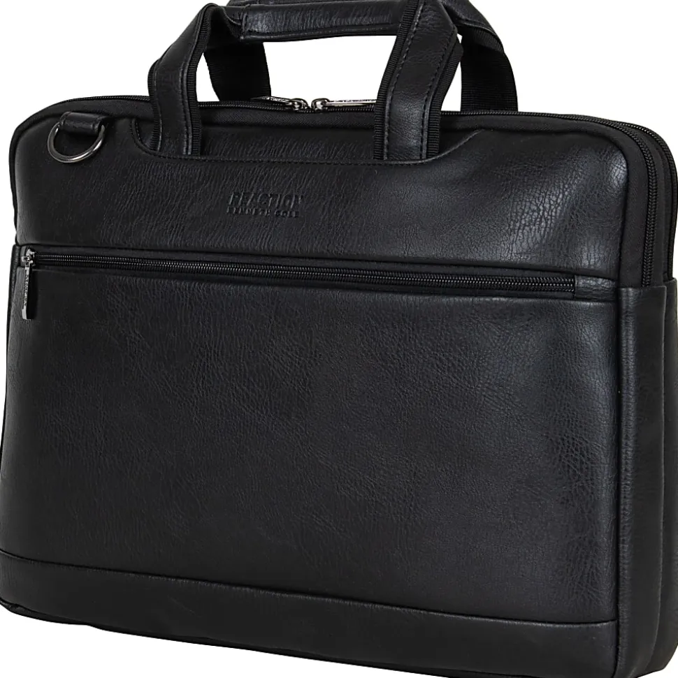 Kenneth Cole Reaction Slim Laptop Case For 16" Laptops, 11.5" x 15.75" x 1.5", Black