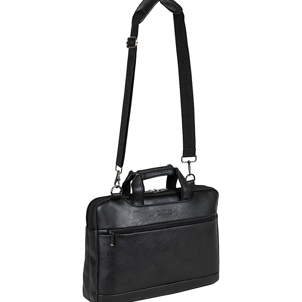 Kenneth Cole Reaction Slim Laptop Case For 16" Laptops, 11.5" x 15.75" x 1.5", Black