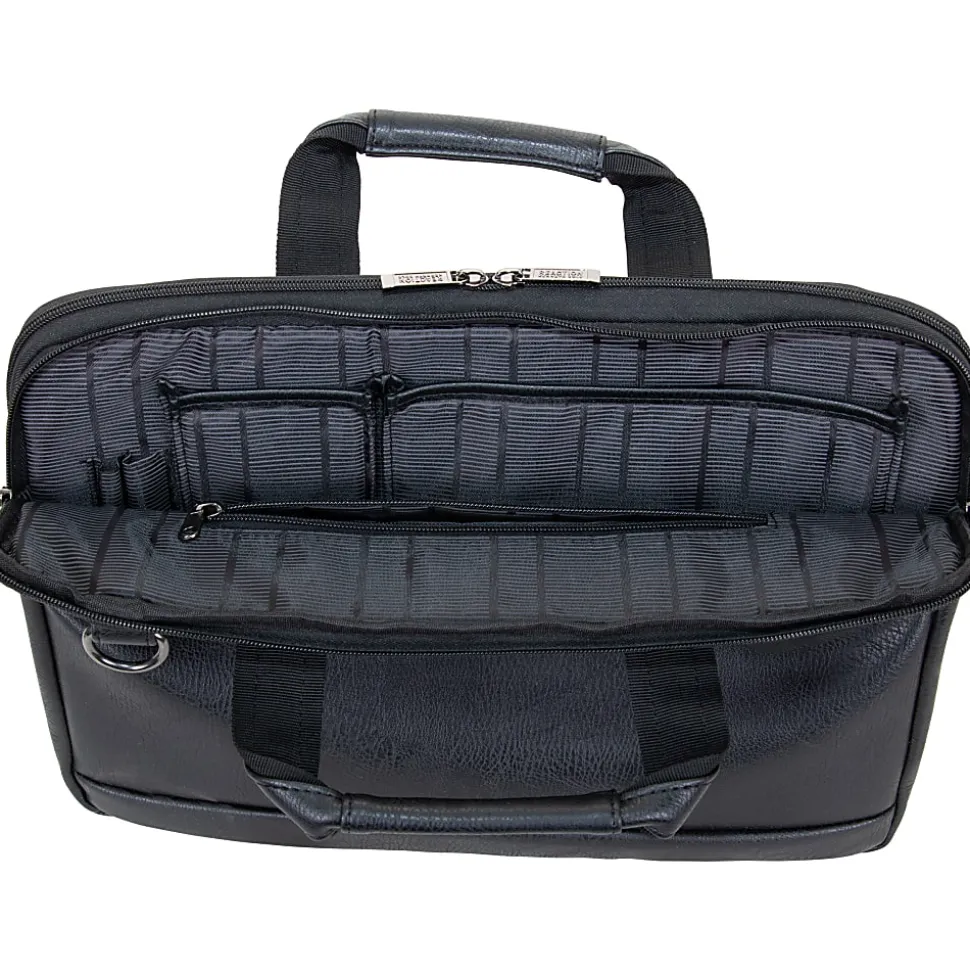 Kenneth Cole Reaction Slim Laptop Case For 16" Laptops, 11.5" x 15.75" x 1.5", Black