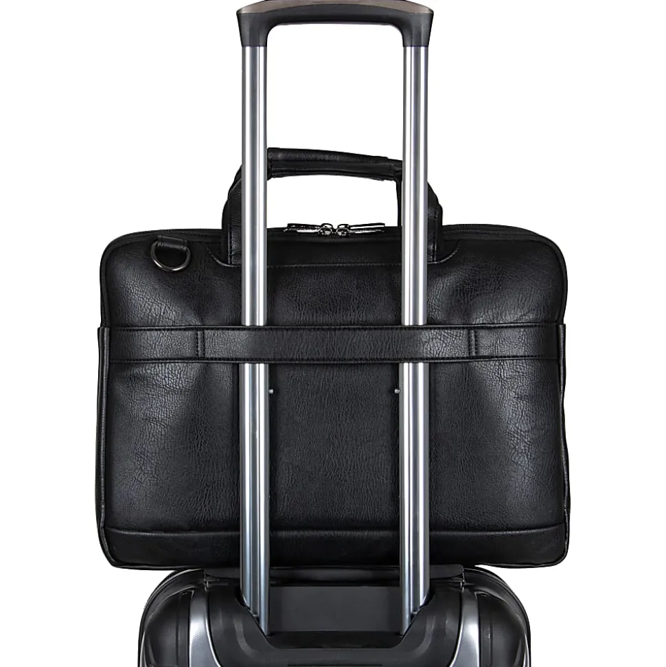 Kenneth Cole Reaction Slim Laptop Case For 16" Laptops, 11.5" x 15.75" x 1.5", Black