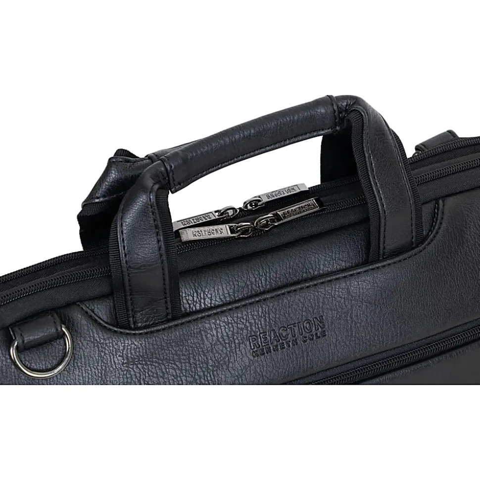 Kenneth Cole Reaction Slim Laptop Case For 16" Laptops, 11.5" x 15.75" x 1.5", Black