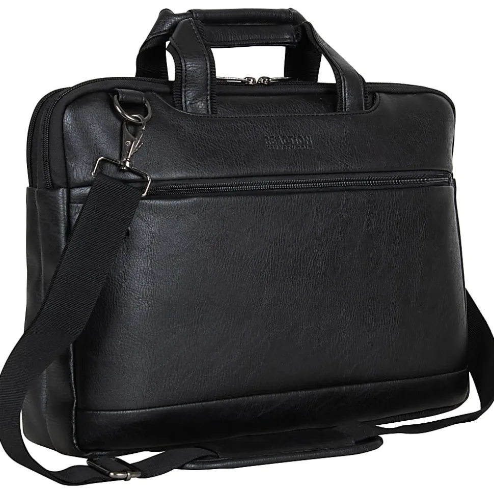 Kenneth Cole Reaction Slim Laptop Case For 16" Laptops, 11.5" x 15.75" x 1.5", Black