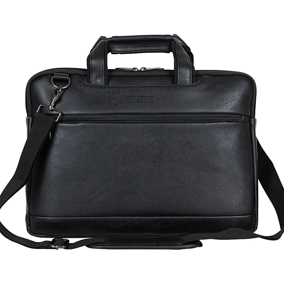 Kenneth Cole Reaction Slim Laptop Case For 16" Laptops, 11.5" x 15.75" x 1.5", Black