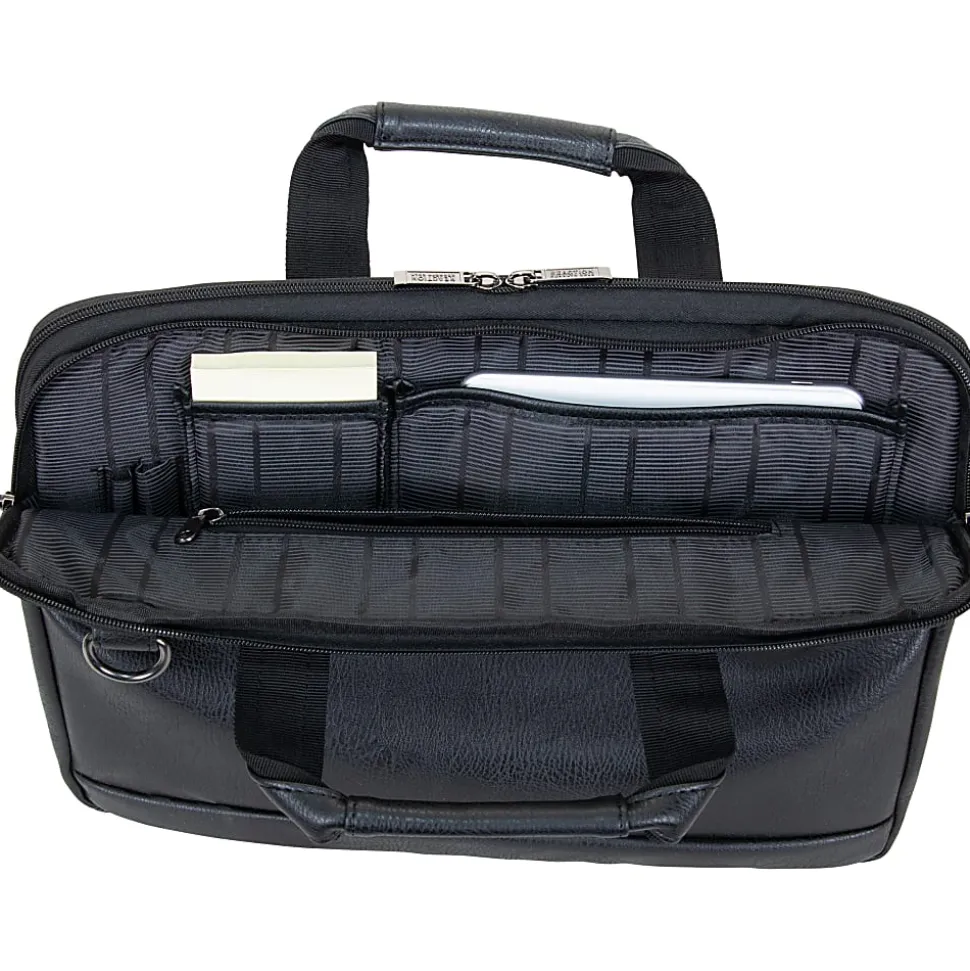 Kenneth Cole Reaction Slim Laptop Case For 16" Laptops, 11.5" x 15.75" x 1.5", Black