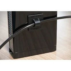 Kensington Desktop & Peripherals Locking Kit 2.0 - 8 ft Cable - Keyed Lock - Black - Carbon Steel - For Desktop Computer