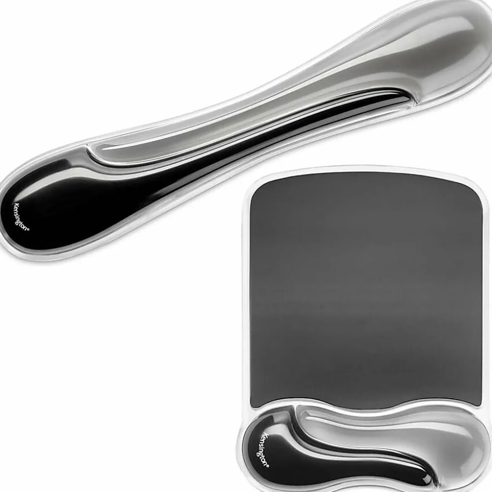 Kensington Duo Gel Mouse Wrist Rest Wave - 1 Each