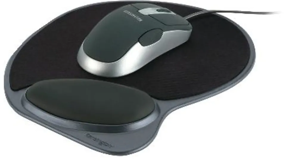 Kensington® Memory Foam Mouse Pad With Wrist Rest, Putty