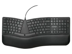 Kensington Pro Fit Ergo Wired Keyboard - Keyboard - USB - US - black