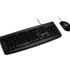 Kensington Pro Fit Washable Wired Desktop Set - USB Cable Keyboard - 104 Key - USB Cable Mouse - Optical - 70316