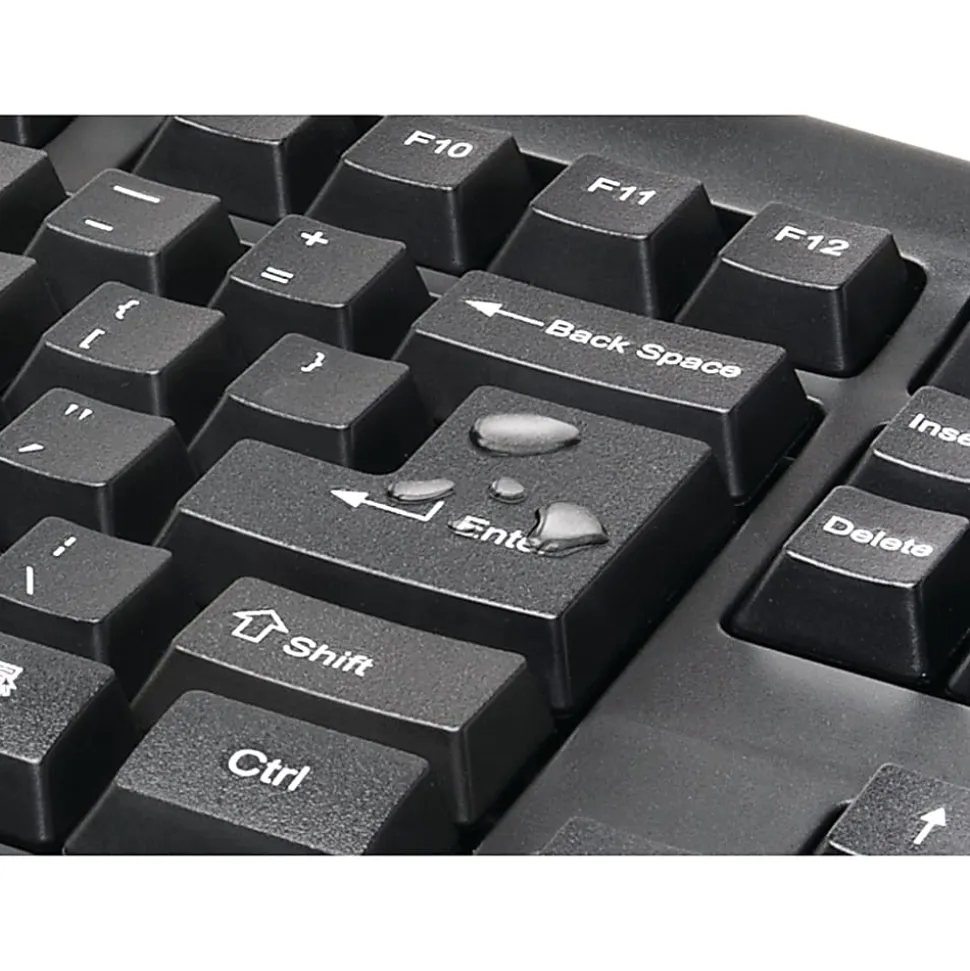 Kensington Pro Fit Wireless Keyboard, Black, K72450USA