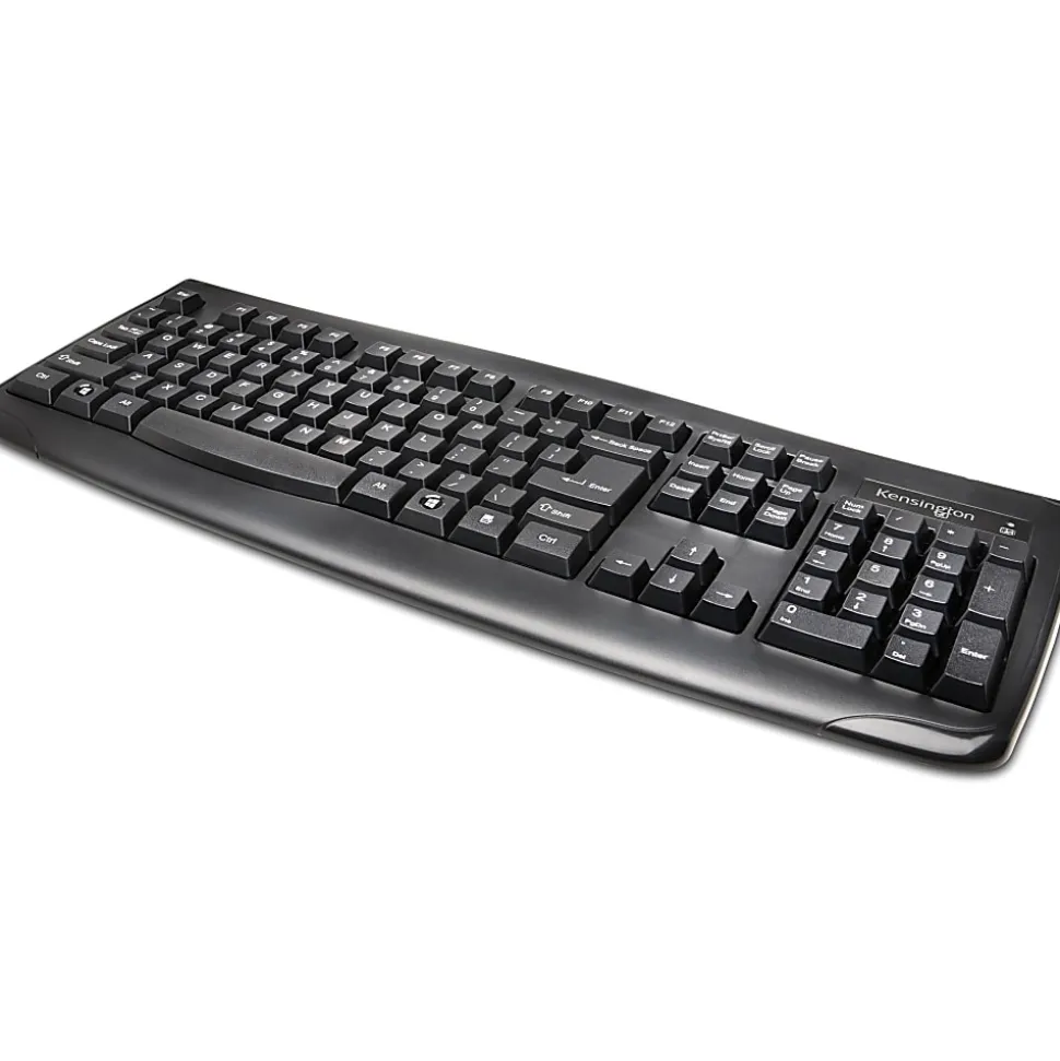 Kensington Pro Fit Wireless Keyboard, Black, K72450USA