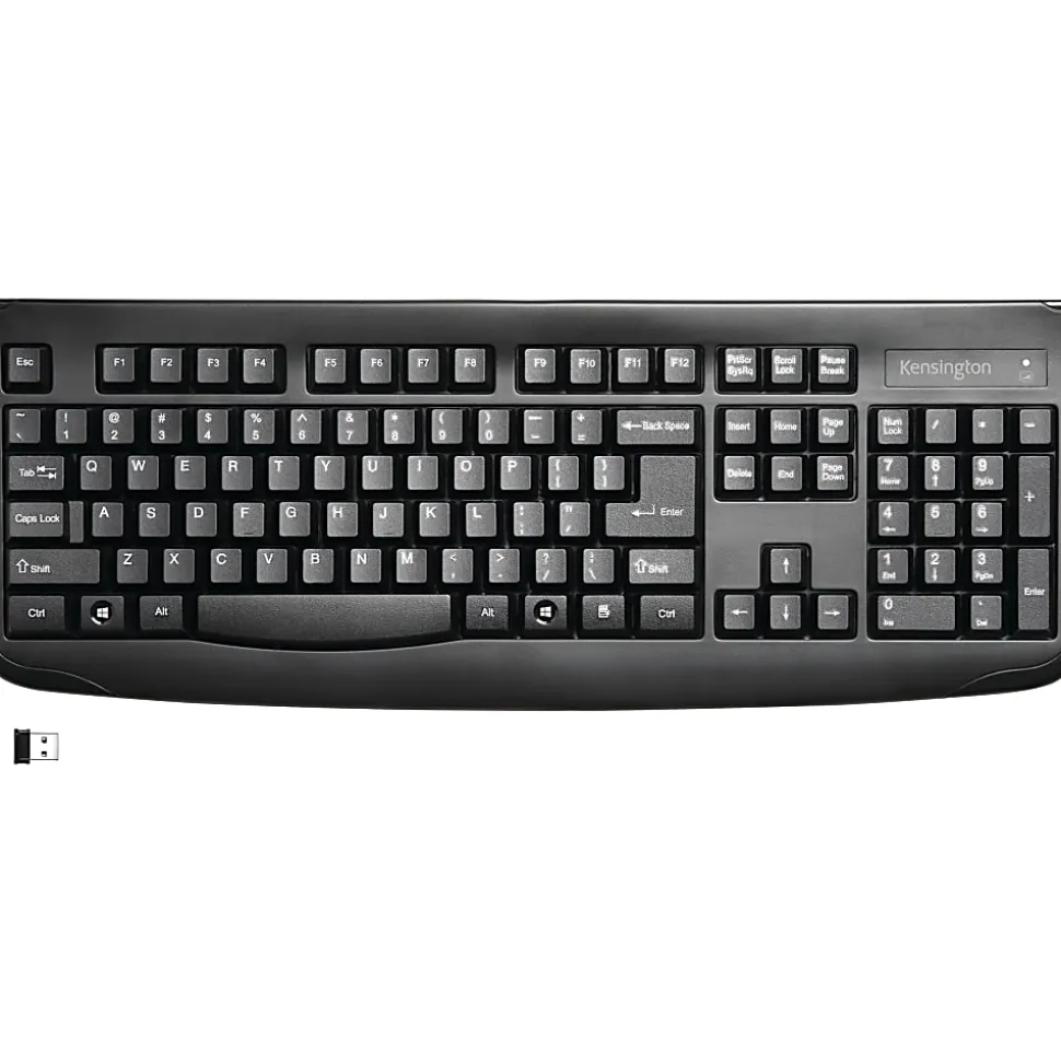 Kensington Pro Fit Wireless Keyboard, Black, K72450USA