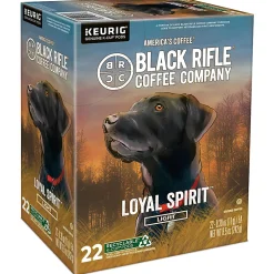 Keurig Black Rifle Coffee Company K-Cup Pods, Loyal Spirit, Light Roast, Pack Of 22 Pods
