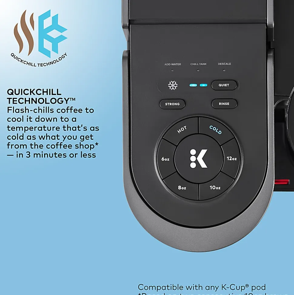 Keurig® Brew & Chill 10-Cup Programmable Coffeemaker, Black