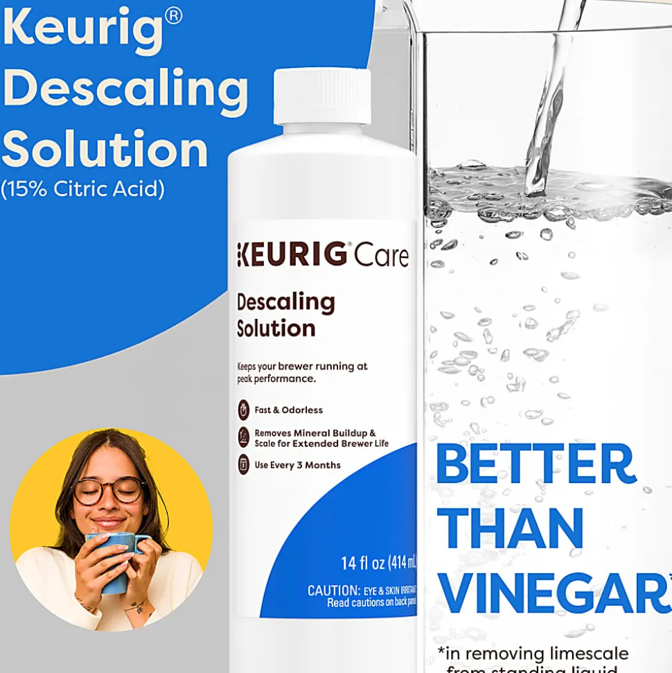 Keurig Brewer Descaling Solution, 1.75 Cups