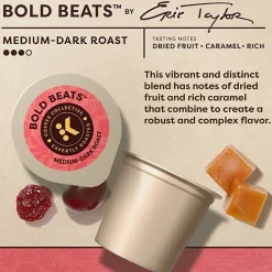 Keurig Coffee Collective Bold Beats Single-Serve K-Cup Pods, Medium-Dark Roast Coffee, 20 Count