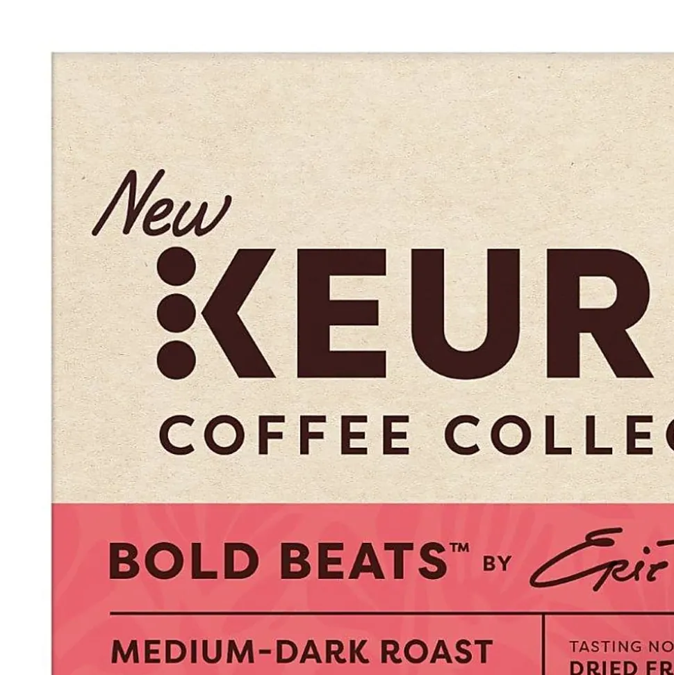 Keurig Coffee Collective Bold Beats Single-Serve K-Cup Pods, Medium-Dark Roast Coffee, 8 Count