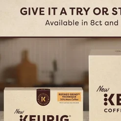 Keurig Coffee Collective Bold Beats Single-Serve K-Cup Pods, Medium-Dark Roast Coffee, 8 Count