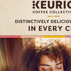 Keurig Coffee Collective Bold Beats Single-Serve K-Cup Pods, Medium-Dark Roast Coffee, 8 Count