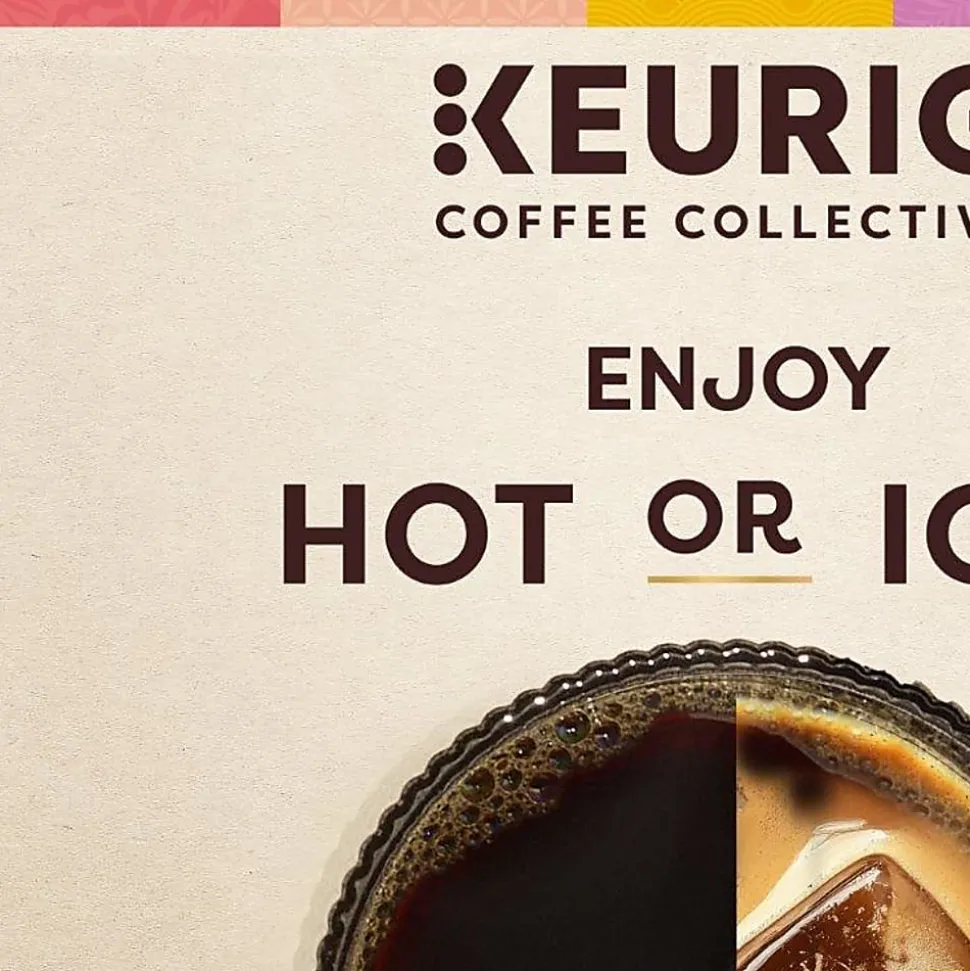 Keurig Coffee Collective Bold Beats Single-Serve K-Cup Pods, Medium-Dark Roast Coffee, 8 Count