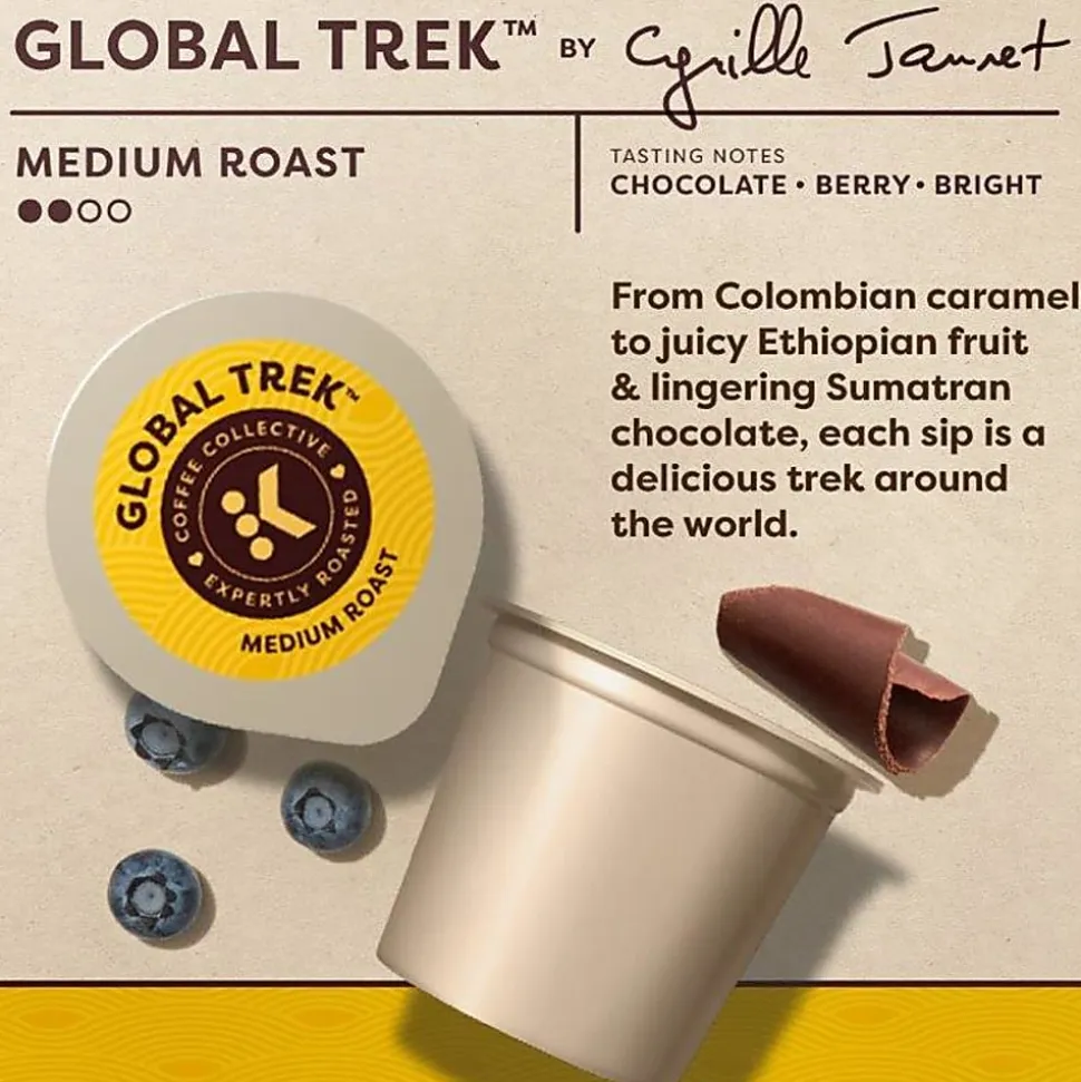 Keurig Coffee Collective Global Trek Single-Serve K-Cup Pods, Medium Roast Coffee, 20 Count